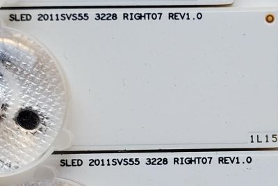 KIT DE LED´S PARA TV SAMSUNG (14 PZ) / NUMERO DE PARTE 2011SVS55 / SLED 2011SVS55 3228 RIGHT07 REV1.0 / PANEL DE550CGM-C1 / MODELO 55EH6050FXZA CH01 - Imagen 6